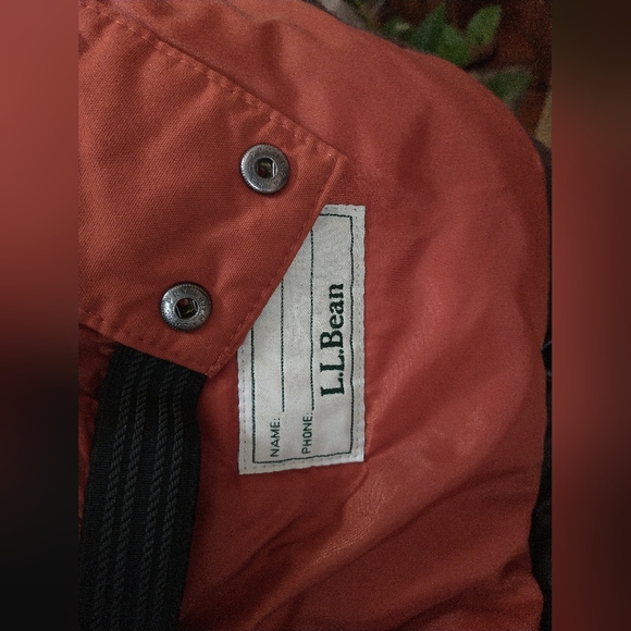 LL Bean Orange Kids ski jacket 14-16, thinsulate, waterproof - Picture 5 of 15